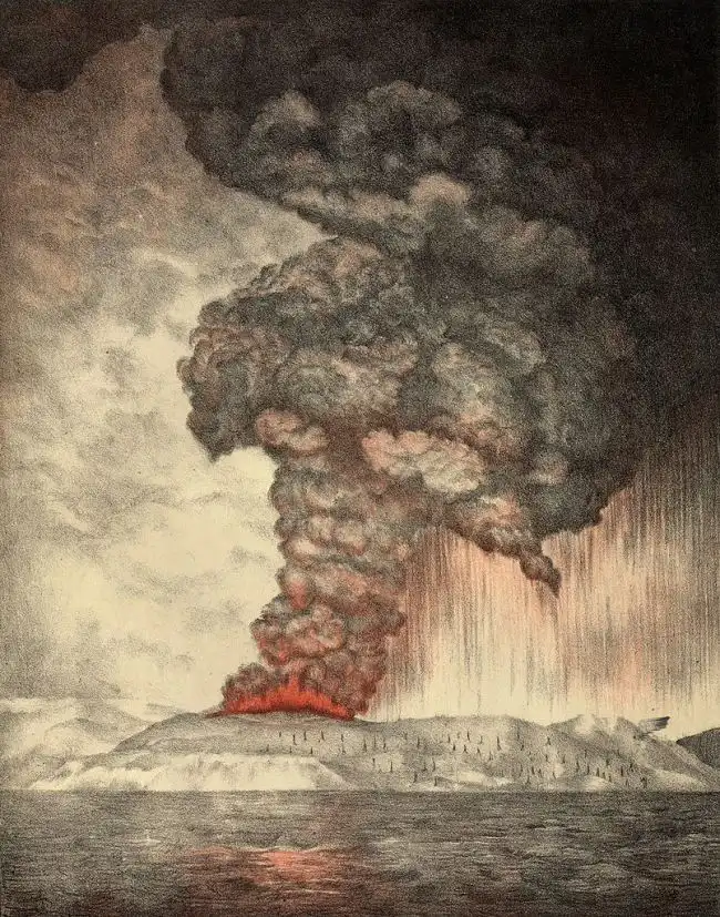 Letusan Gunung Krakatau Tahun 1883